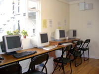 ランゲージハウス スクールオブイングリッシュのコンピュータルーム